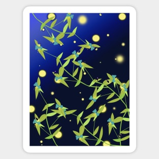 Fireflies garden Sticker